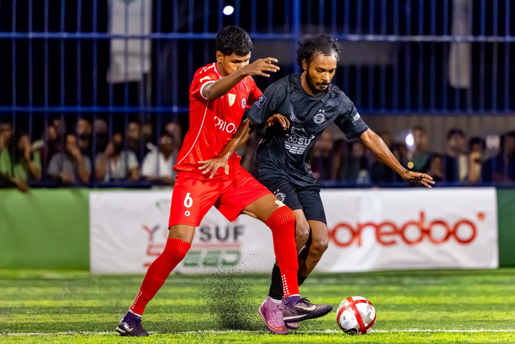 އޭދަފުށި ފުޓްސަލް ކަޕްގެ ކުއާޓާ ފައިނަލްގެ ތެރެއިން. ފޮޓޯ: އޭދަފުށި ކައުންސިލް