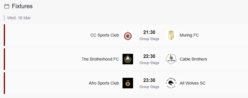 އޭދަފުށީ ފުޓްސަލް ކަޕްގައި މިރޭ ކުޅޭ މެޗުތައް. މި މުބާރާތުގެ ލައިވް ކަވަރޭޖް ފަހުމިނެޓުން ގެނެސްދޭނެ