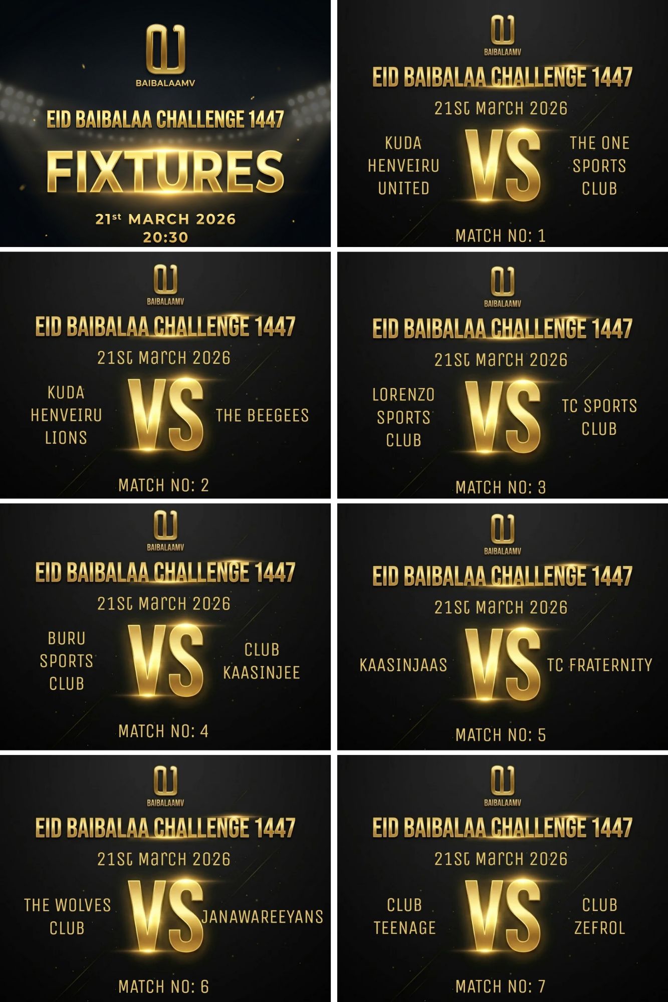 މުބާރާތުގައި މިރޭ ކުޅޭ މެޗުތައް. ބައިބަލާ މުބާރާތުގައި މިއަހަރު 38 ޓީމު ވާދަކުރާނެ. ފޮޓޯ: ބައިބަލާ