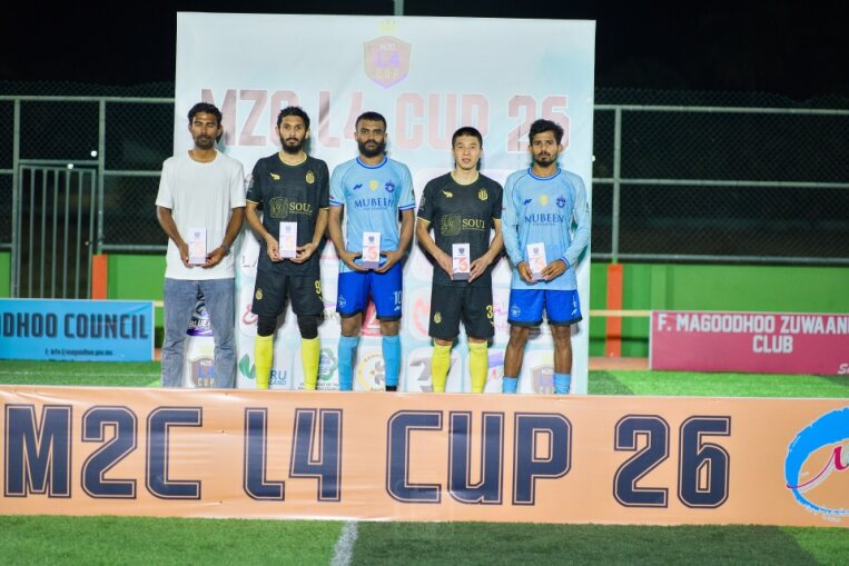 މުބާރާތުގެ އެންމެ މޮޅު 5 ކުޅުންތެރިން. ފޮޓޯ: އެލް4 ކަޕް