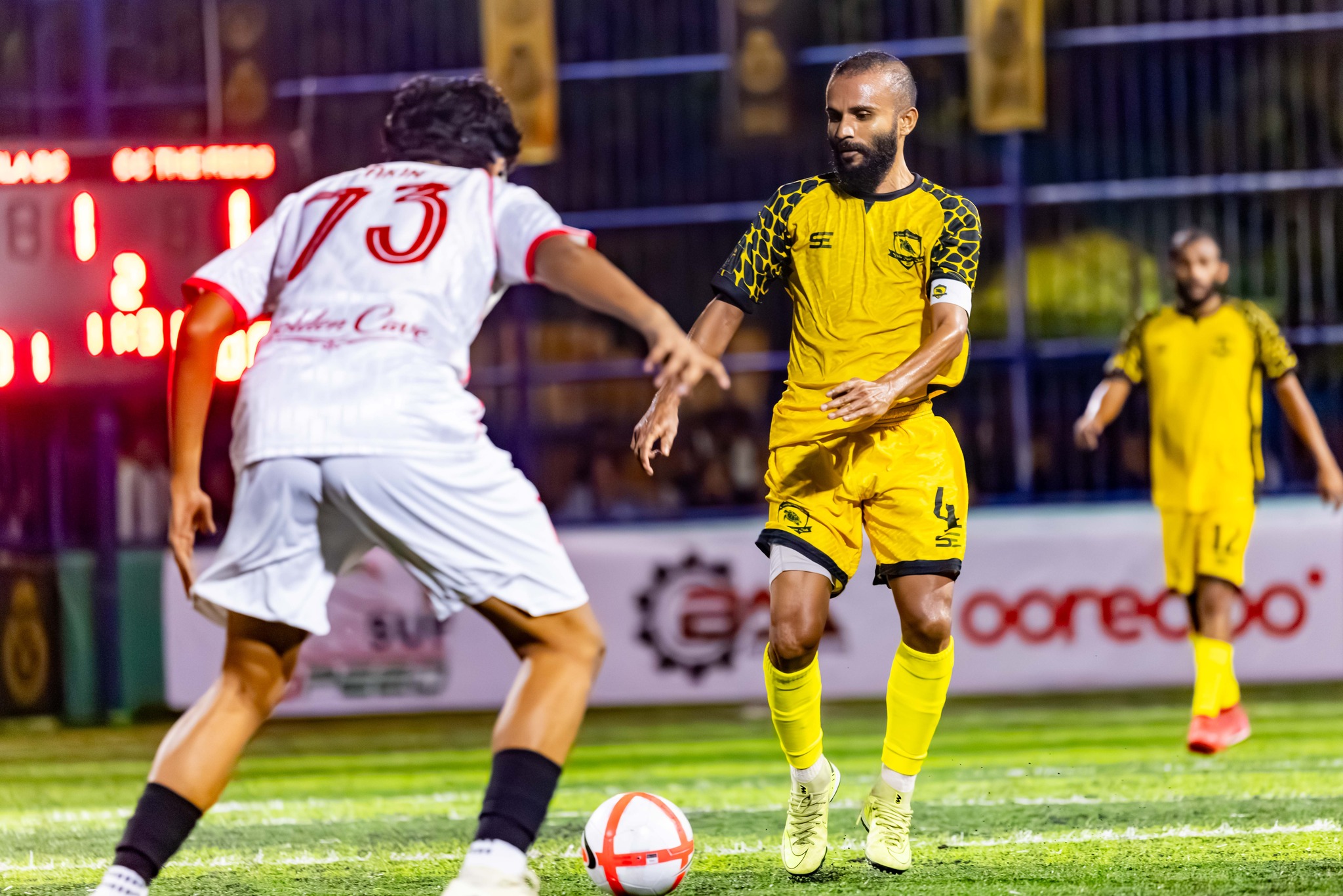 ވެލާ ސްޕޯޓްސް މޮޅުވި މެޗުގައި ސިނާ. ފޮޓޯ: އޭދަފުށި ކައުންސިލް