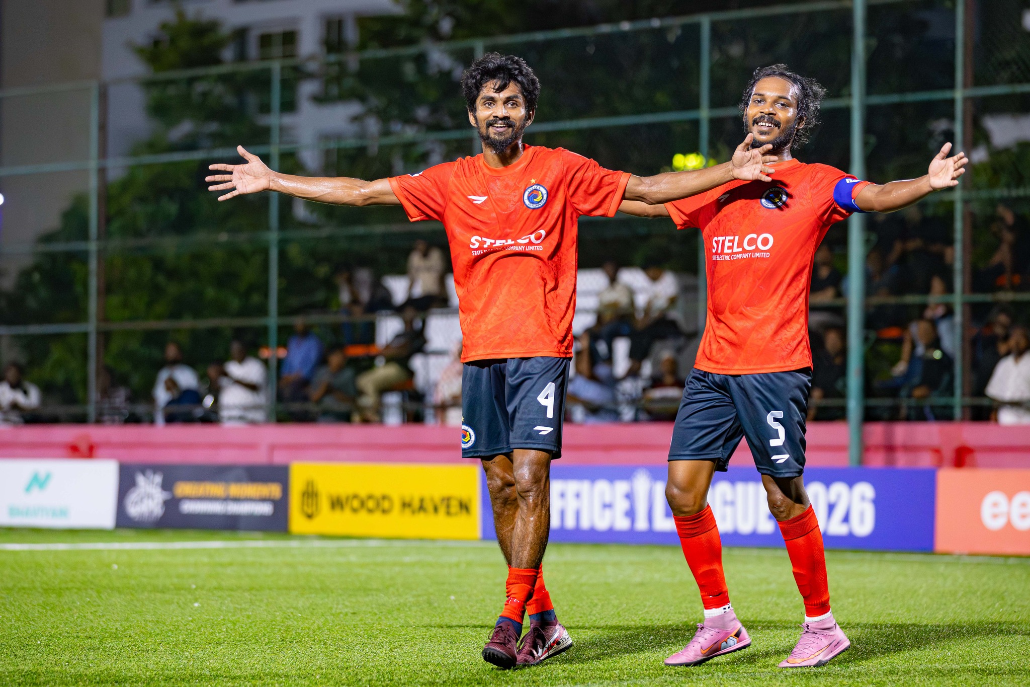 ކުއާޓާ ފައިނަލް މެޗުގައި ސްޓެލްކޯ ހޯދި ބޮޑު މޮޅުގެ ތެރެއިން. ފޮޓޯ: އޮފީސް ލީގު