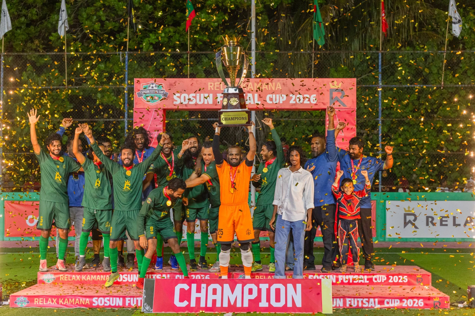 އެފްސީ އަމިގޯސް އިން ތިން ވަނަ ފަހަރަށް ސޯސަން ފުޓްސަލް ކަޕް ކާމިޔާބުކޮށްފި 