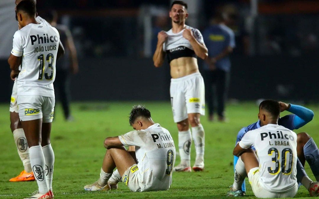 ގަރުނެއް ފަހުން ބްރެޒިލްގެ ސަންޓޯސް ރެލިގޭޓްވެއްޖެ