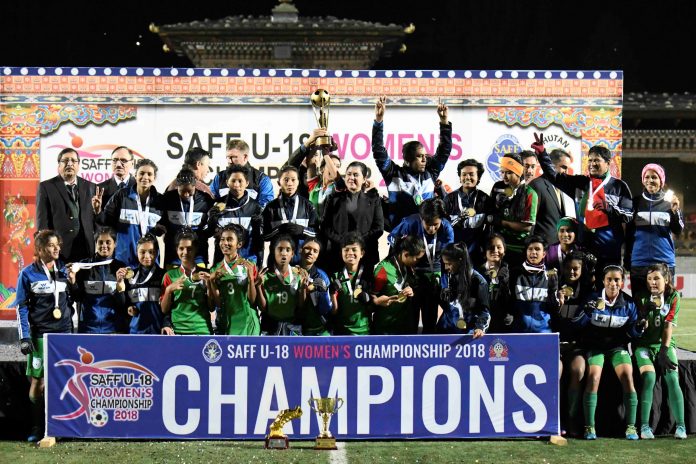 ބަންގްލަދޭޝްގެ ޒުވާން އަންހެން ޓީމަށް ސަރަހައްދީ ބޮޑު ކާމިޔާބެއް