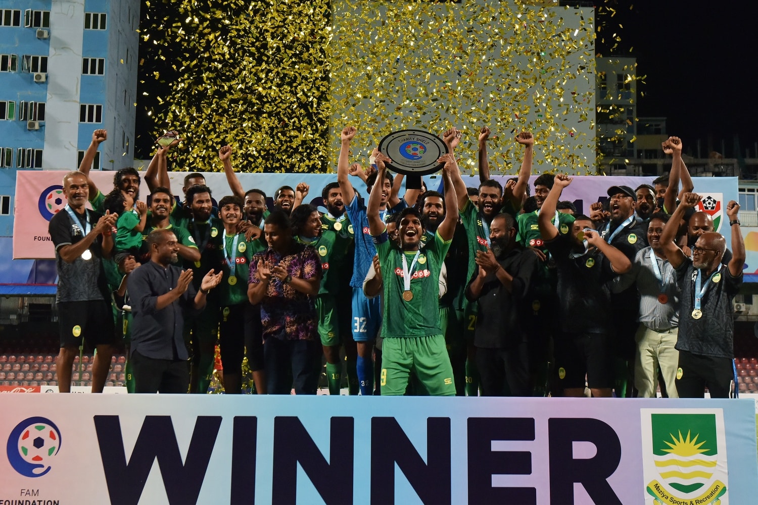 ބޮޑު މޮޅަކާ އެކު ޗެރިޓީ ޝީލްޑްގެ ރަސްކަން މާޒިޔާ އަށް