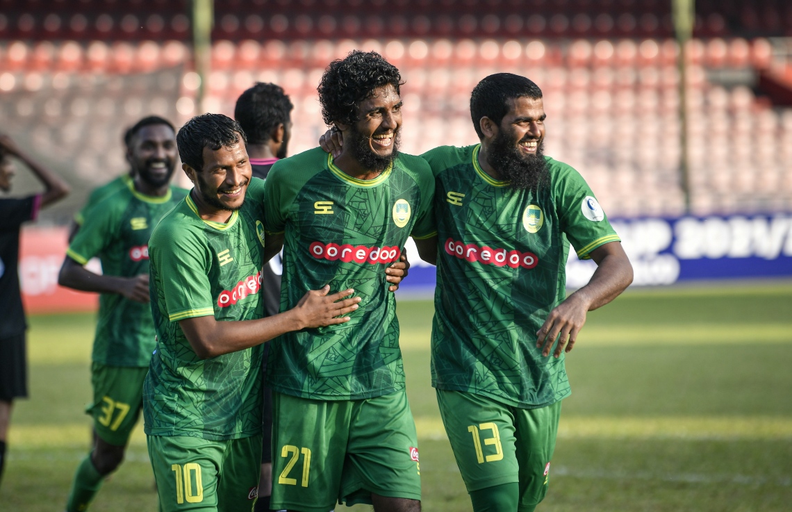 އިއްބެ ވަހީދުގެ ހެޓްރިކާ އެކު މާޒިޔާ އިން ފައިނަލުގެ ފުރުސަތު ބޮޑުކޮށްފި