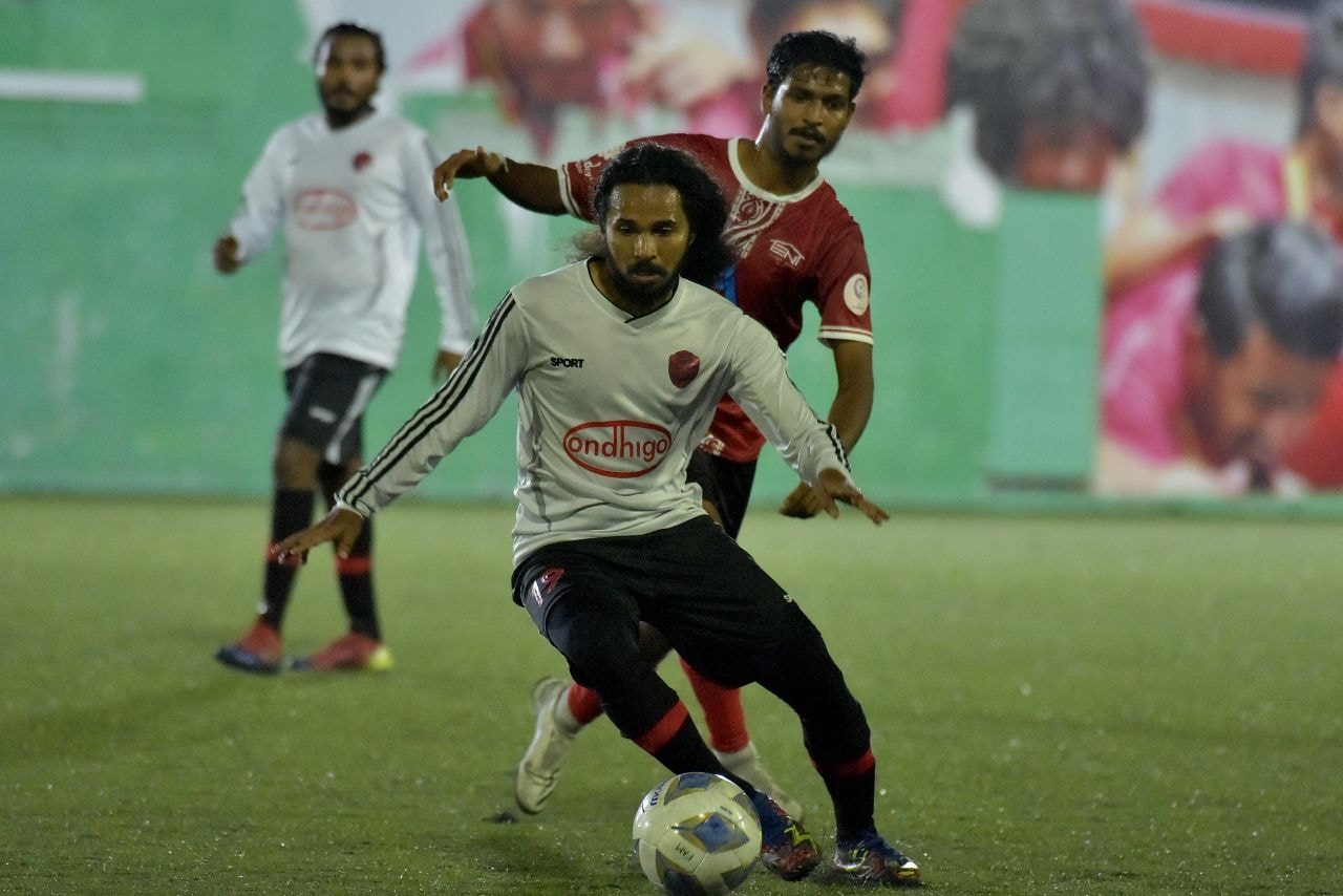 ޓެންޓާއި ބިސްބުރު ސްޕޯޓްސް ކުޅުނު މެޗް އެއްވަރުވެއްޖެ