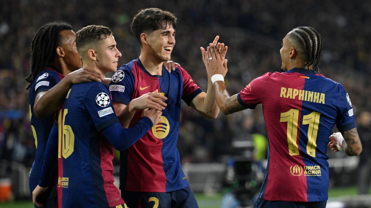 ބާސެލޯނާ އިން ފެންވަރު ދައްކާލިއިރު ރަފީނިއާ އެއްވަރުކުރީ މެސީގެ ރެކޯޑާ