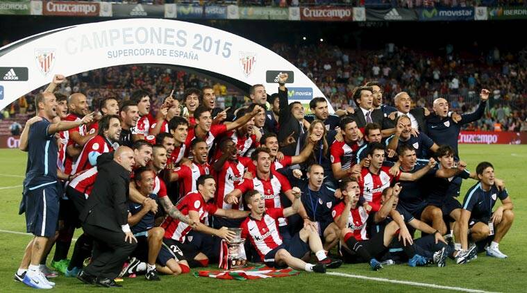 ބާސެލޯނާ ބަލިކޮށް ބިލްބާއޯ އިން ސްޕެނިޝް ސުޕަރ ކަޕް ކާމިޔާބުކޮށްފި