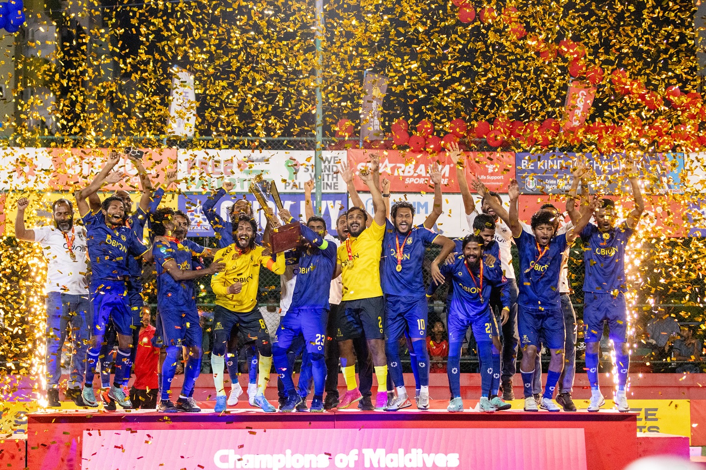 ގޯލްޑަން ފުޓްސަލް މިރޭ ހާއްސަވަނީ ޗެމްޕިއަނުންނަށް