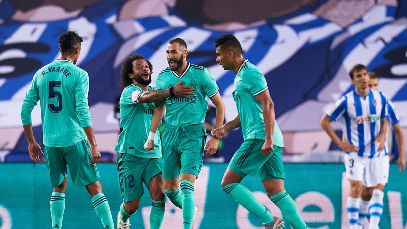 ވީއޭއާރުގެ އެހީގައި ސޮސިއެޑާޑް ބަލިކޮށް ރެއާލް މެޑްރިޑް އެއްވަނަ އަށް