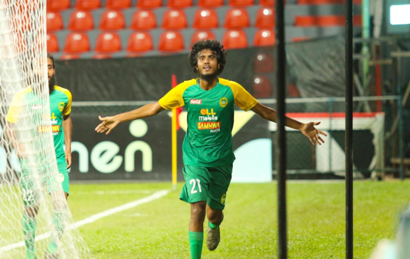 އިއްބެގެ ދެ ގޯލާއެކު ބަލިނުވެ މާޒިޔާ އިން ސައުދީ ކޭމްޕް ނިންމާލައިފި