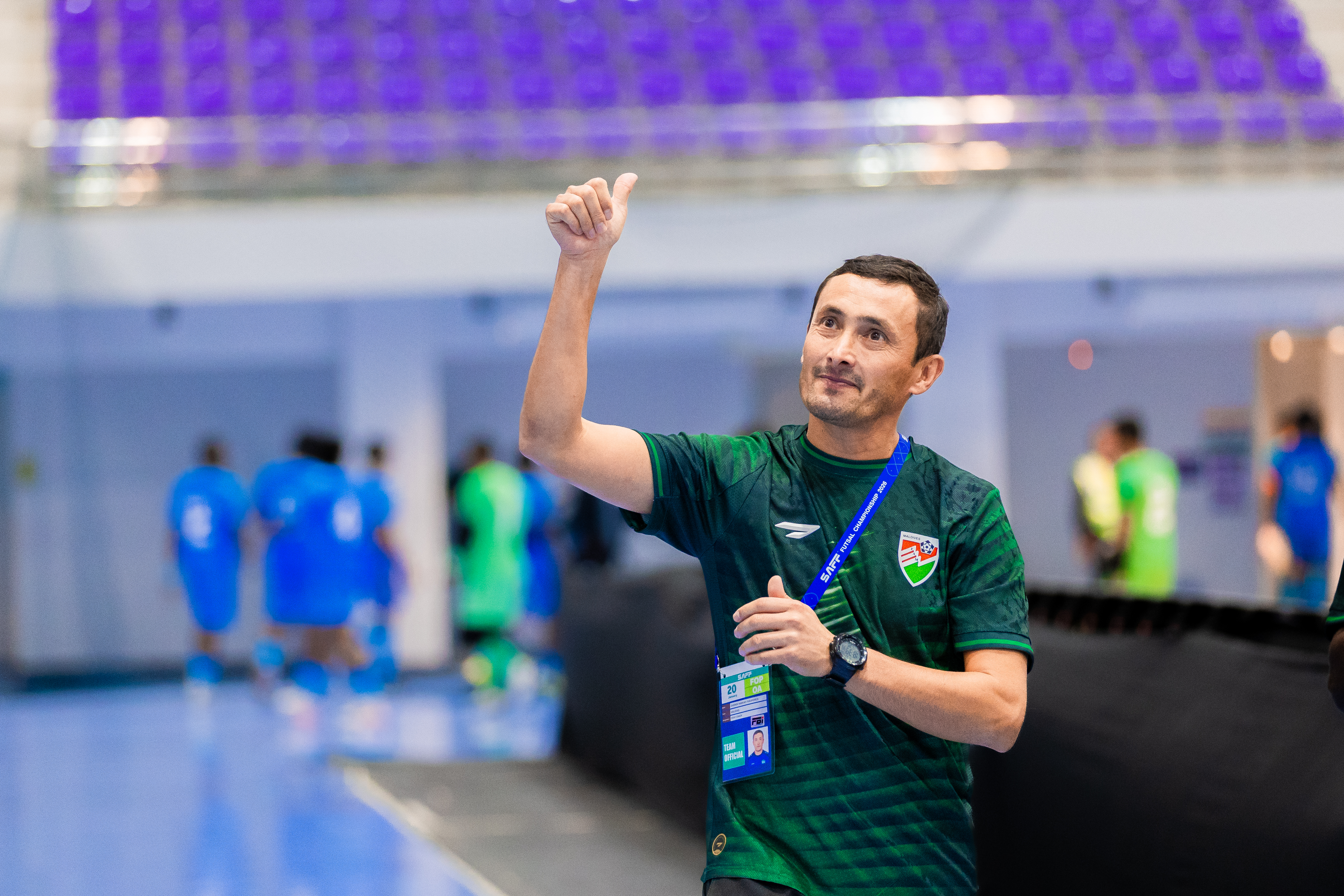 ރަން މެޑަލާ އެކު އެތައް ބައެއްގެ ލޯތްބާއި ތައުރީފު ގައުމީ ކޯޗަށް