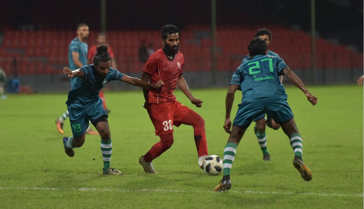 ދަގަނޑޭގެ ގޯލުން މޮޅުވެ ޓީސީ ލީގު ހޯދުމާ ގާތަށް